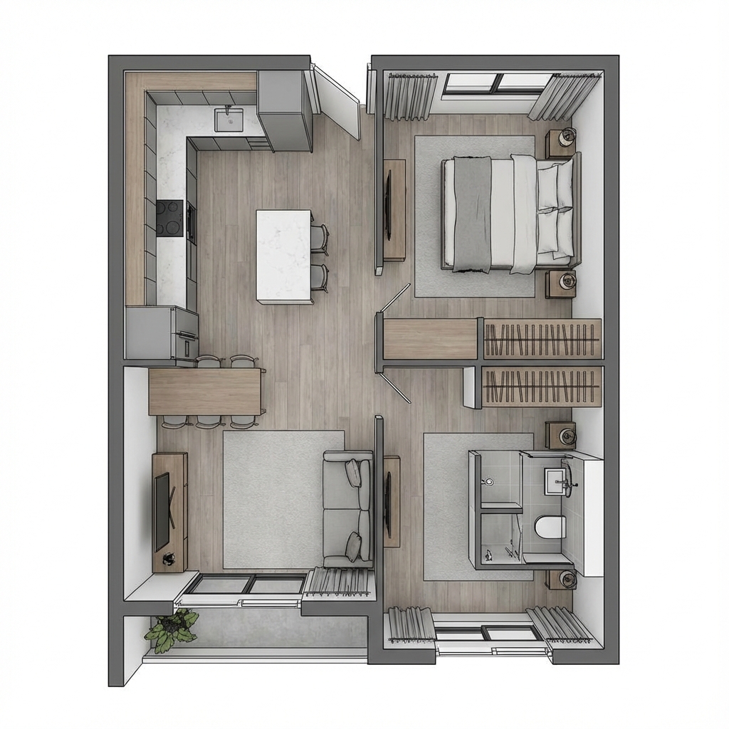 Aménager un T2 de 35m² : Guide Complet d'Optimisation