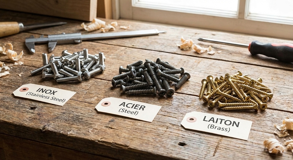 Choisir ses Vis : Inox, Acier, Laiton – Le Guide Complet