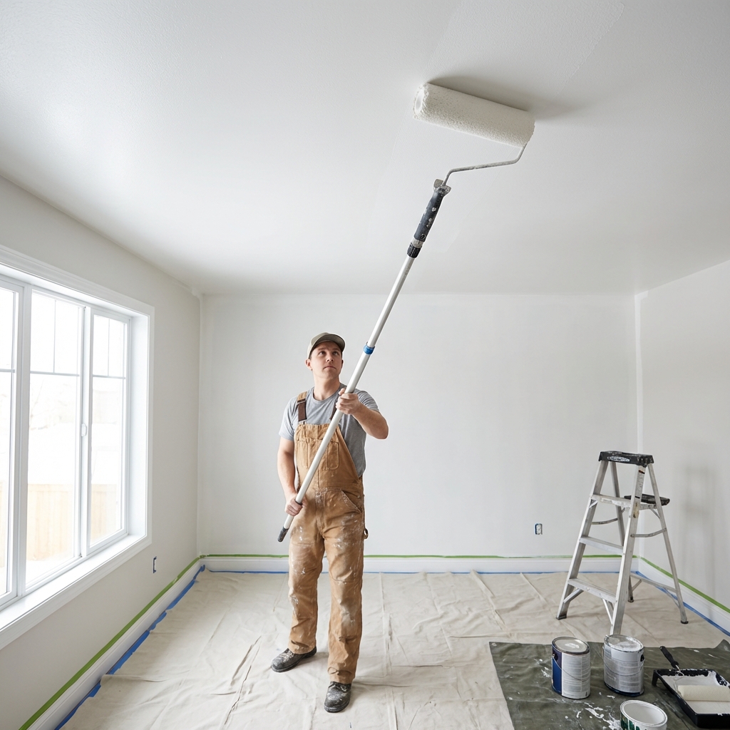 Peindre un Plafond sans Traces : Le Guide Complet 2026