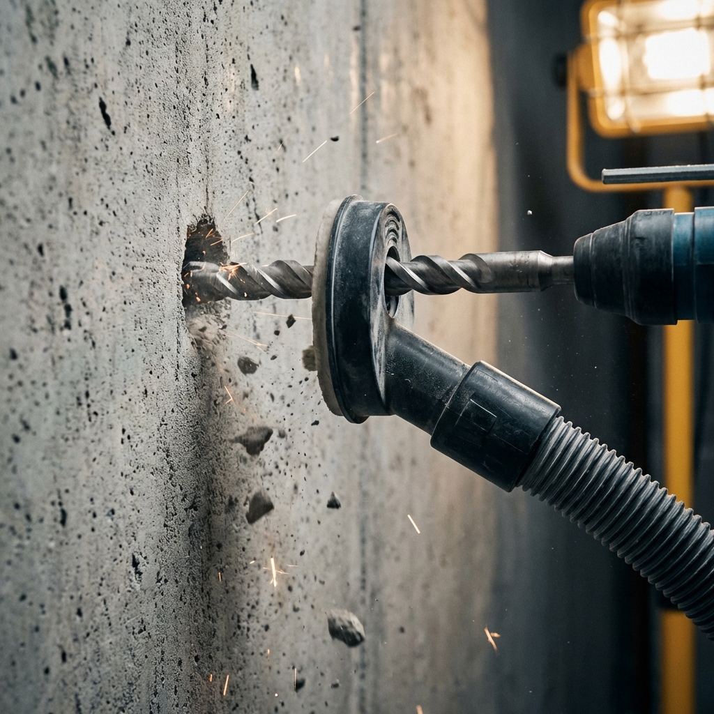 Percer du Béton : La Technique pour des Trous Parfaits