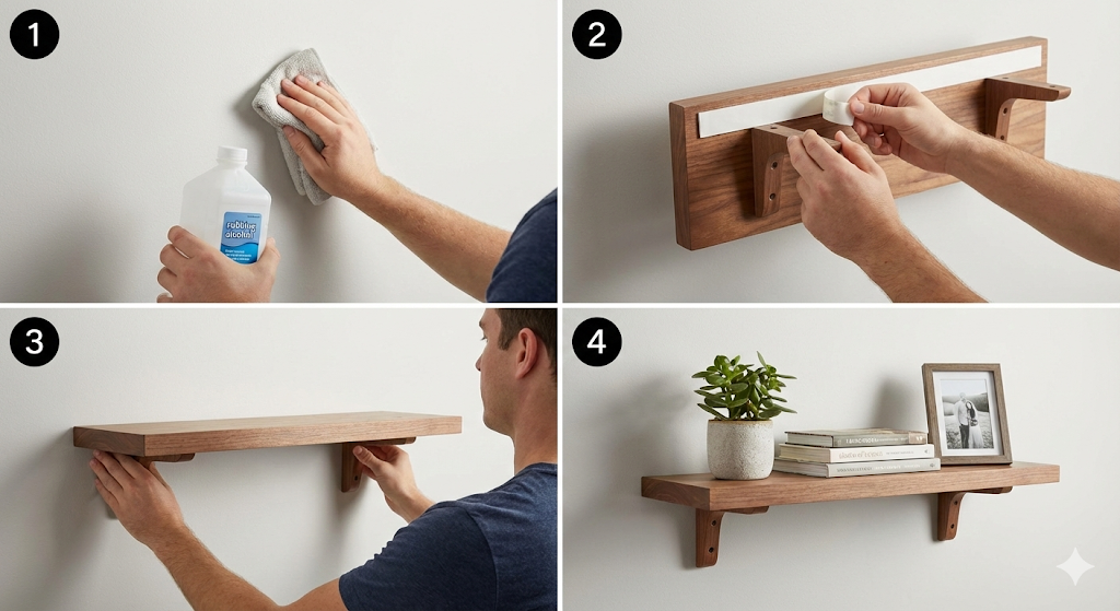 Poser une Étagère Sans Percer : Le Guide Ultime (2026) pour Fixer Lourd