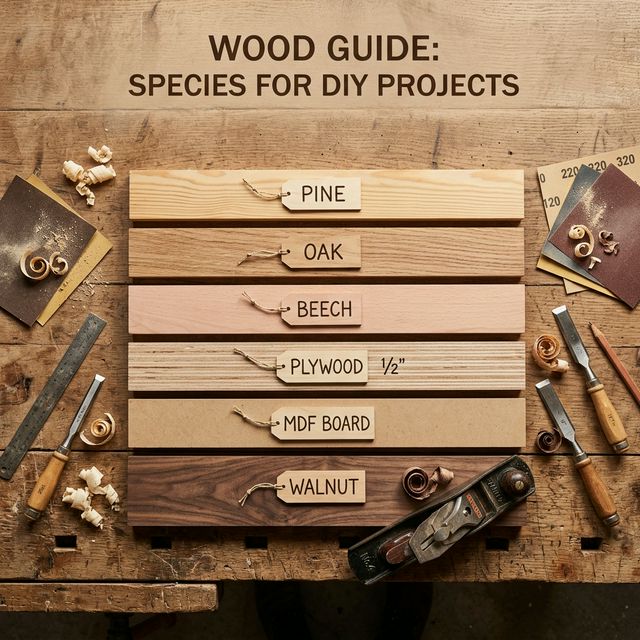 Types de Bois pour Bricolage : Le Guide Complet